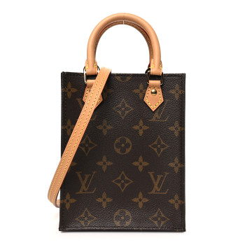 LOUIS VUITTON Monogram Petit Sac Plat