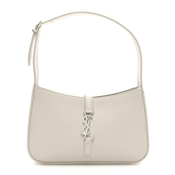 SAINT LAURENT Smooth Calfskin Le 5 A 7 Hobo Crema Soft