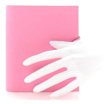 HERMES Togo Ulysse PM Notebook Cover 5P Pink
