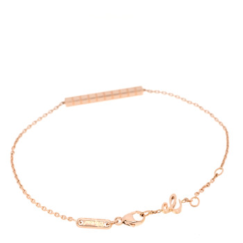 CHOPARD 18K Rose Gold Ice Cube Station Bracelet