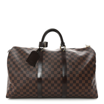 LOUIS VUITTON Damier Ebene Keepall 50