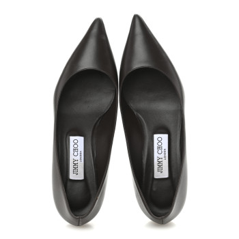 JIMMY CHOO Calfskin Amelia 35 Pumps 37 Chocolate