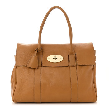 MULBERRY Glossy Buffalo Bayswater Fudge