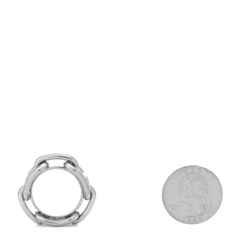 HERMES Palladium Regate Scarf Ring