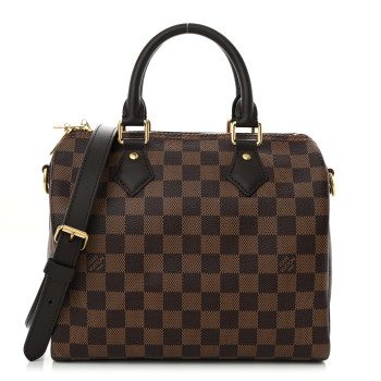 LOUIS VUITTON Damier Ebene Speedy Bandouliere 25