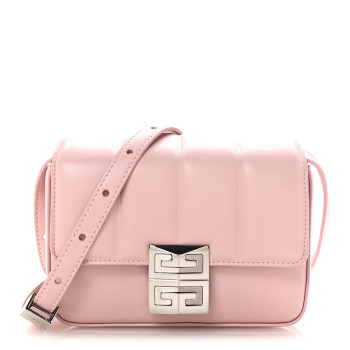 GIVENCHY Lambskin Padded Small 4G Crossbody Bag Light Pink