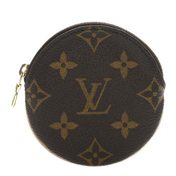 LOUIS VUITTON Monogram Round Coin Purse