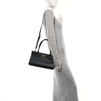 VERSACE Calfskin Medusa '95 Tote Bag Black