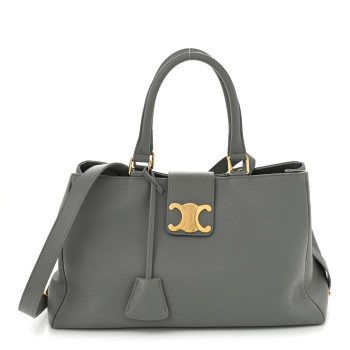 CELINE Supple Calfskin Medium Appoline Zinc