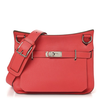 HERMES Taurillon Clemence Jypsiere 31 Rose Jaipur