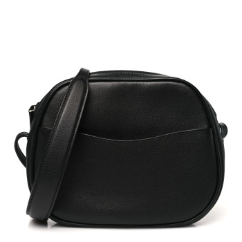 THE ROW Calfskin Eve Crossbody Bag Black
