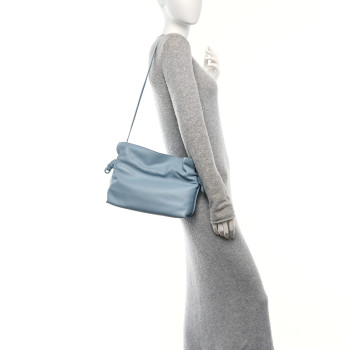 LOEWE Nappa Medium Flamenco Knot Bag Dusty Blue