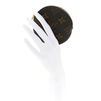 LOUIS VUITTON Monogram Round Coin Purse