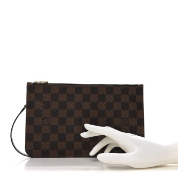 LOUIS VUITTON Damier Ebene Neverfull MM GM Pochette