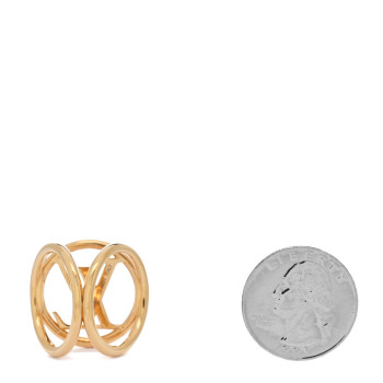 LOUIS VUITTON Louise Scarf Ring Holder Gold
