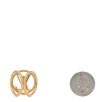 LOUIS VUITTON Louise Scarf Ring Holder Gold