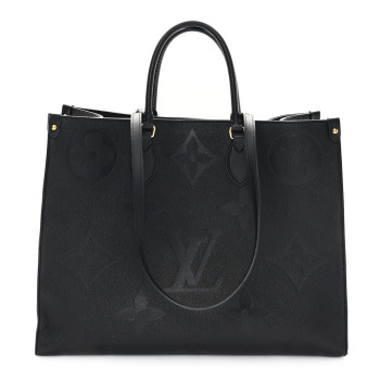 LOUIS VUITTON Empreinte Monogram Giant Onthego GM Black