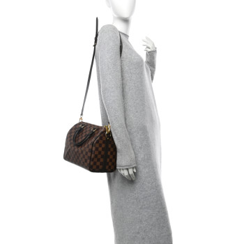 LOUIS VUITTON Damier Ebene Speedy Bandouliere 25