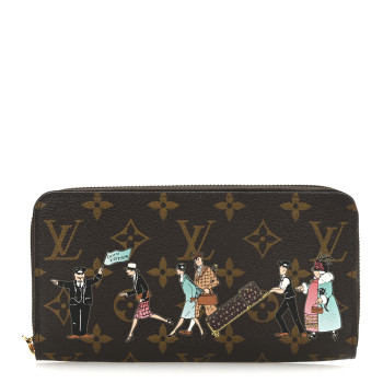 Monogram Illustre Zippy Wallet Rose