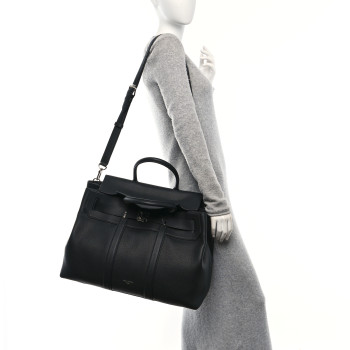 LOUIS VUITTON Millesime Calfskin Georges Tote GM Black