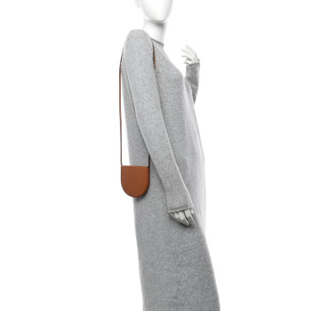 LOEWE Soft Calfskin Large Heel Pouch Tan