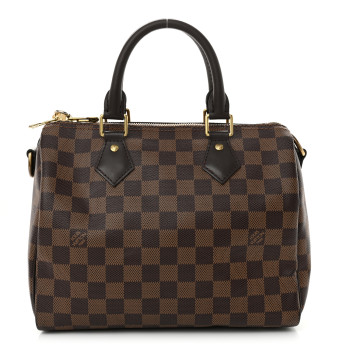 LOUIS VUITTON Damier Ebene Speedy Bandouliere 25