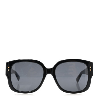 CHRISTIAN DIOR Acetate Cannage Lady Dior Studs 5 Sunglasses Black CHRISTIAN DIOR Acetate Cannage Lady Dior Studs 5 Sunglasses Black