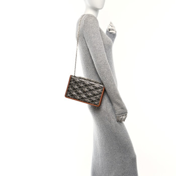 GOYARD Goyardine Alexandre III Bag Black Gold