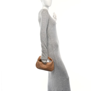 BOTTEGA VENETA Nappa Intrecciato Mini Jodie Sandalwood