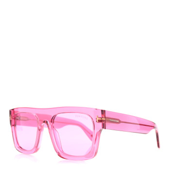 TOM FORD Acetate Fausto Sunglasses TF711 Transparent Pink