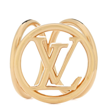 LOUIS VUITTON Louise Scarf Ring Holder Gold