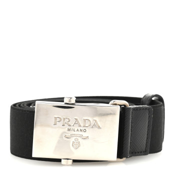 PRADA Nylon Canvas Saffiano Belt 85 34 Belt