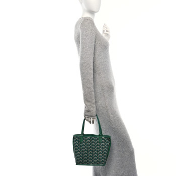 GOYARD Goyardine Reversible Mini Anjou Green
