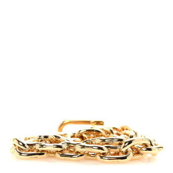 LOUIS VUITTON Pochette Metis East West Chain Strap Gold