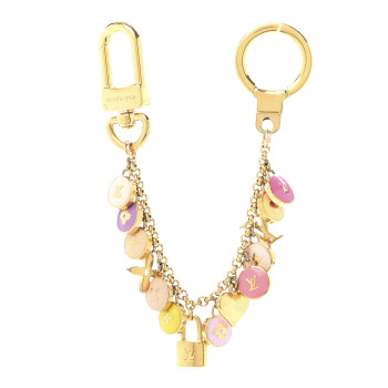 LOUIS VUITTON Pastilles Key Chain Bag Charm Multicolor