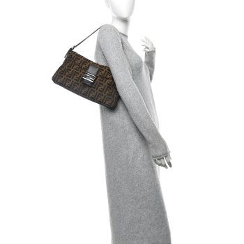 FENDI Zucca Baguette Brown