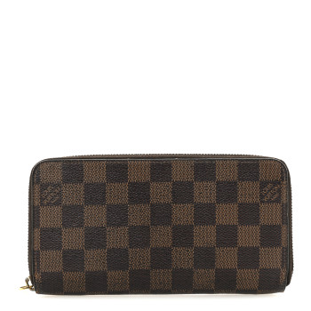 LOUIS VUITTON Damier Ebene Zippy Wallet