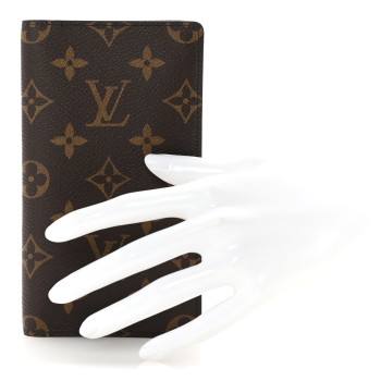 LOUIS VUITTON Monogram Checkbook Holder Case Wallet