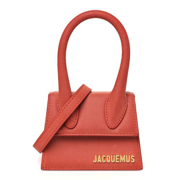 JACQUEMUS Nubuck Le Chiquito Red