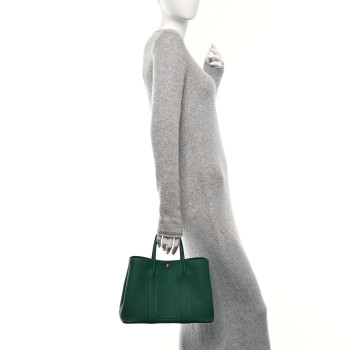 HERMES Negonda Garden Party 30 TPM Vert Moyen