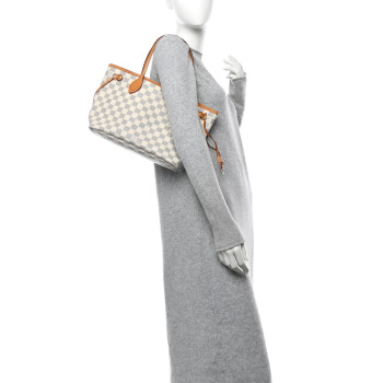LOUIS VUITTON Damier Azur Neverfull PM