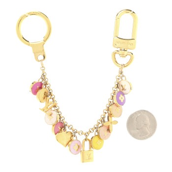 LOUIS VUITTON Pastilles Key Chain Bag Charm Multicolor