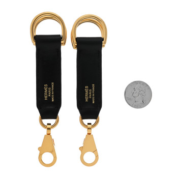 HERMES Swift Attache Soie Strap Extender Black