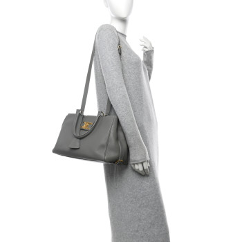 CELINE Supple Calfskin Medium Appoline Zinc