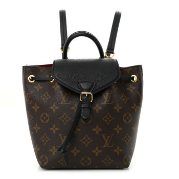 LOUIS VUITTON Monogram BB Montsouris NM Backpack Black