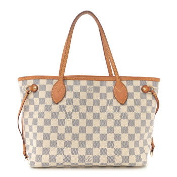 LOUIS VUITTON Damier Azur Neverfull PM