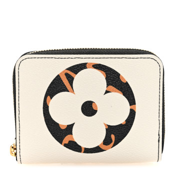 LOUIS VUITTON Monogram Giant Jungle Zippy Coin Purse Black
