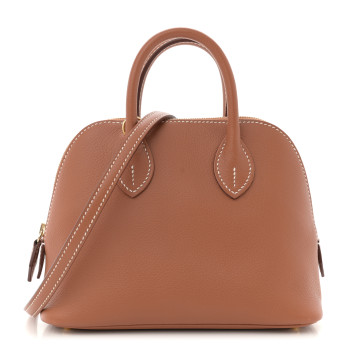HERMES Evercolor Mini 1923 Bolide Gold
