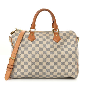 LOUIS VUITTON Damier Azur Speedy Bandouliere 30