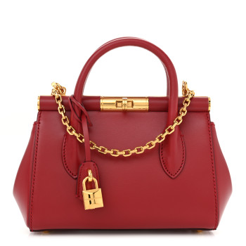 DOLCE & GABBANA Vitello Mini Marlene Day Bag Red